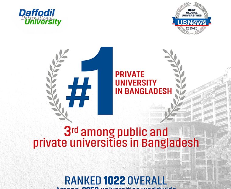 বাংলাদেশের সকল বিশ্ববিদ্যালয়ের মধ্যে তৃতীয় ডিআইইউ