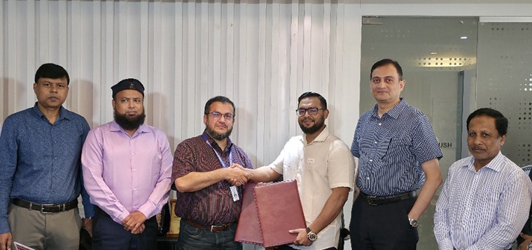 বিএসসিএল’র সঙ্গে স্যাটেলাইট সম্প্রচারের জন্য নতুন করে একটি চুক্তি স্বাক্ষর করে গ্রিন টিভি