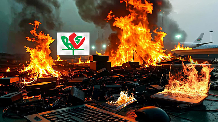 বিসিএস সভাপতি মোহাম্মদ জহিরুল ইসলাম বলেন, আগুনে ক্ষতিগ্রস্ত হয়েছে দেশের প্রযুক্তি সরবরাহ ব্যবস্থা