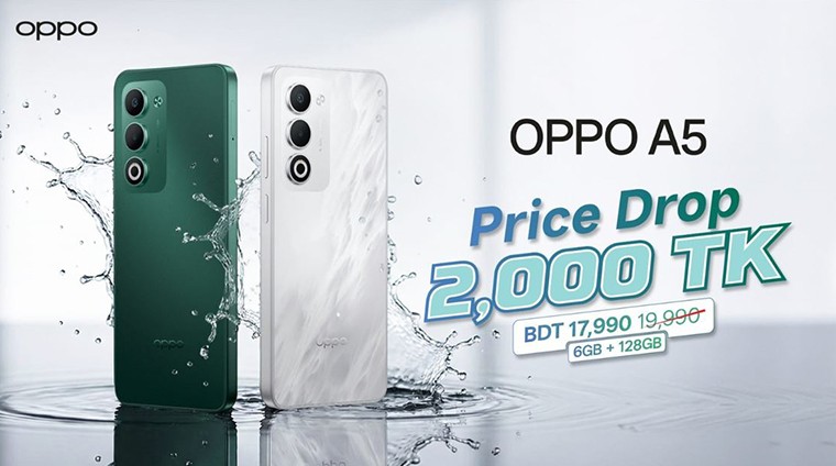 ডিউরেবিলিটি পাওয়ারহাউজ অপো এ৫