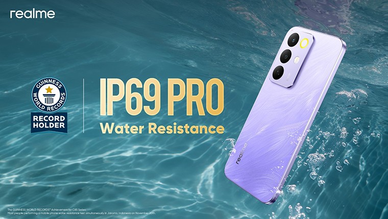 রিয়েলমি সি৮৫ সিরিজের একদম নতুন আইপি৬৯ প্রো ওয়াটার-রেজিস্ট্যান্স প্রযুক্তি