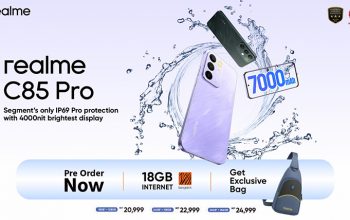 রিয়েলমি সি৮৫ প্রো ইন্ডাস্ট্রি-লিডিং আইপি৬৯ প্রো ওয়াটারপ্রুফ রেটিং সমৃদ্ধ
