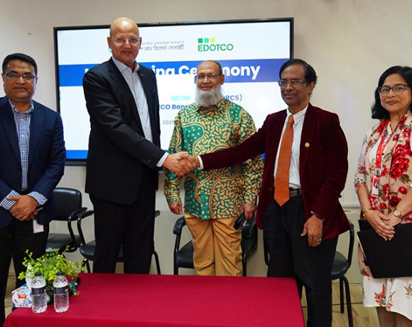 জলবায়ু ঝুঁকিপূর্ণ অঞ্চলে টেকসই সক্ষমতা বাড়াতে কাজ করবে ইডটকো ও বাংলাদেশ রেড ক্রিসেন্ট সোসাইটি