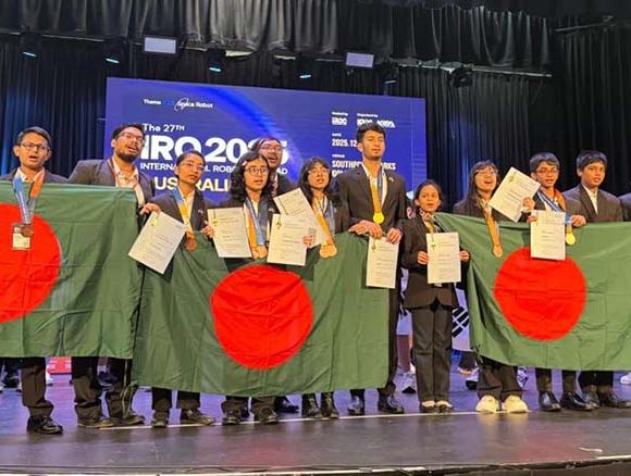 আইআরও’তে ১টি গোল্ড, ৬টি ব্রোঞ্জ ও ৪টি টেকনিক্যাল মেডেল অর্জন