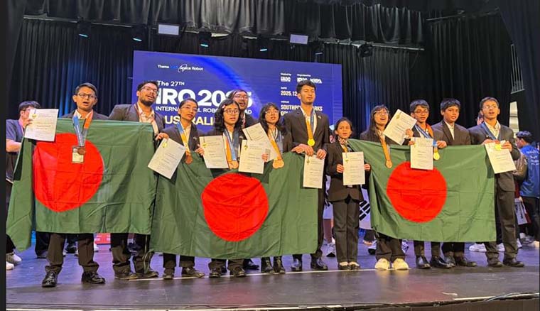 আইআরও’তে ১টি গোল্ড, ৬টি ব্রোঞ্জ ও ৪টি টেকনিক্যাল মেডেল অর্জন