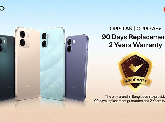 অপো এ৬ এবং এ৬এক্সের সঙ্গে দুই বছরের ওয়ারেন্টি সহ ৯০ দিনের রিপ্লেসমেন্ট গ্যারান্টি নিয়ে এসেছে