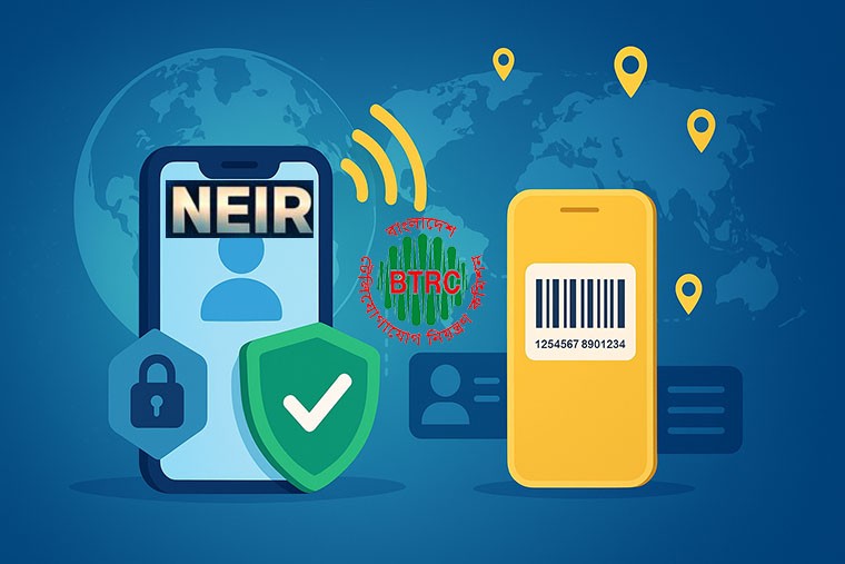 এনইআইআর কেবল ডিভাইসের বৈধতা যাচাইয়ের একটি কারিগরি মাধ্যম