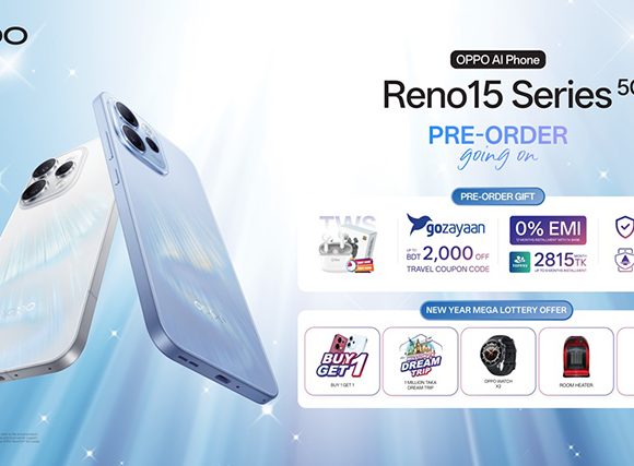 রেনো১৫ সিরিজ ফাইভজির প্রি-অর্ডার ঘোষণা