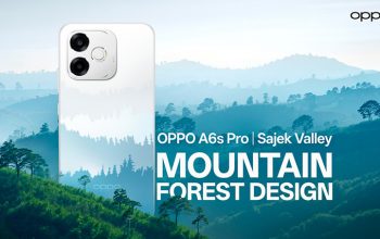 ডিভাইসটির ‘মাউন্টেন ফরেস্ট ডিজাইন’ প্রাণচাঞ্চল্য ছড়িয়ে দেয়