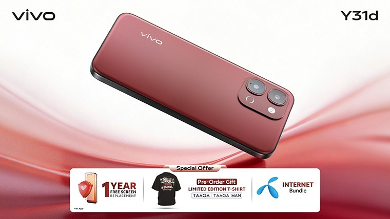 ভিভো ওয়াই৩১ডি-তে রয়েছে ৭২০০ এমএএইচ ব্লুভোল্ট ব্যাটারি