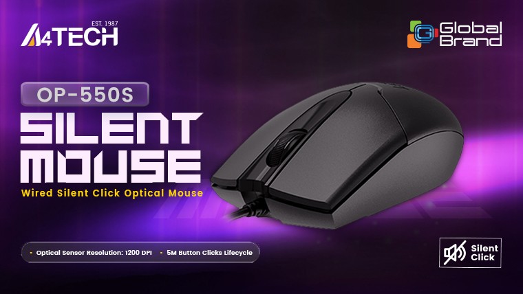 সাইলেন্ট ক্লিক অপটিক্যাল মাউস