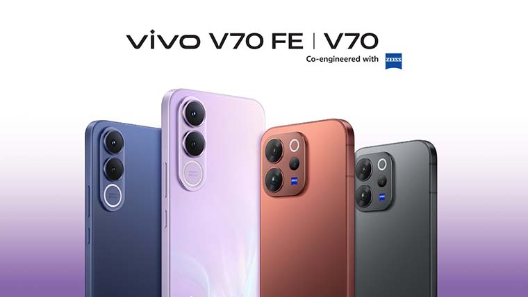 ভিভো উন্মোচন করেছে ভি৭০ এফই এবং ফ্ল্যাগশিপ স্মার্টফোন ভি৭০