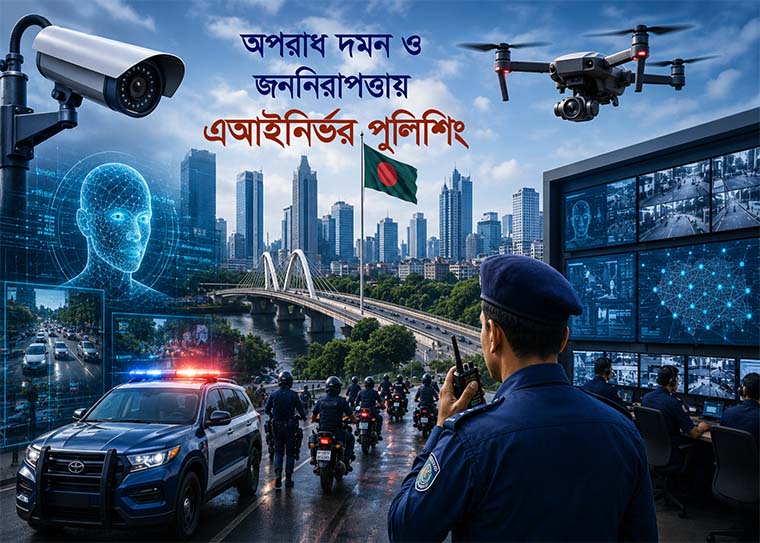 বাংলাদেশে স্মার্ট পুলিশিং আরও বিস্তৃত হবে