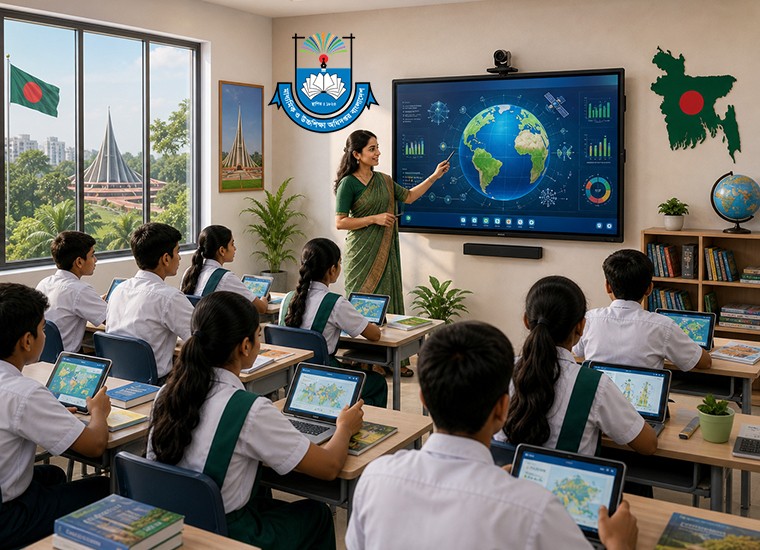 নির্বাচিত শিক্ষাপ্রতিষ্ঠানে ‘স্মার্ট ক্লাসরুম’ স্থাপন