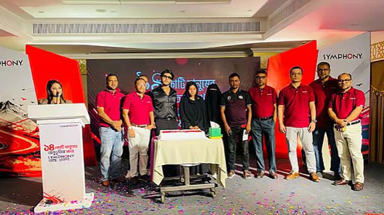 সিম্ফনী মোবাইলের ১৪ কোটি গ্রাহক