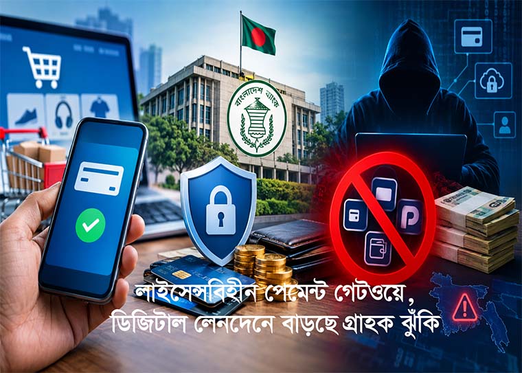 অননুমোদিত ও লাইসেন্সবিহীন পেমেন্ট গেটওয়ে